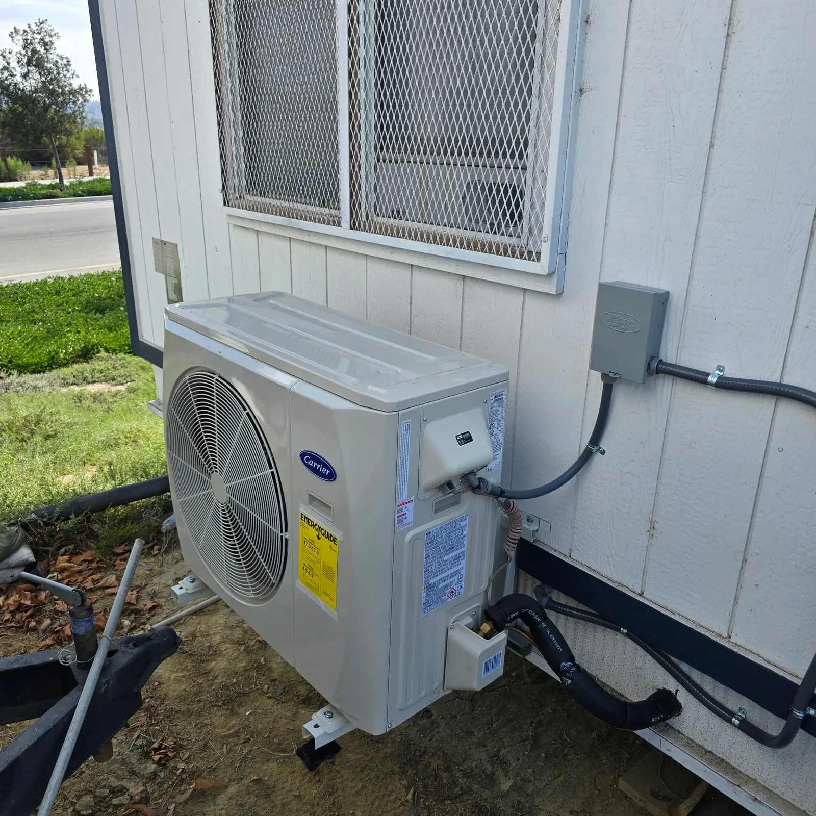 Carrier mini-split residential install